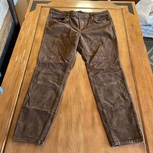 KUT from the Kloth Diana Fab Ab Skinny Corduroy Pants Size 12P